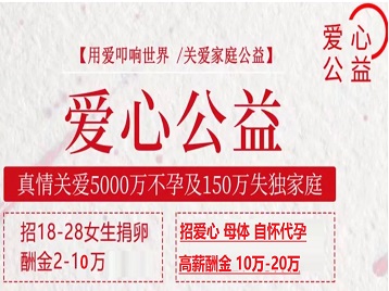 任丘捐卵助孕生子 爱心志愿者招募